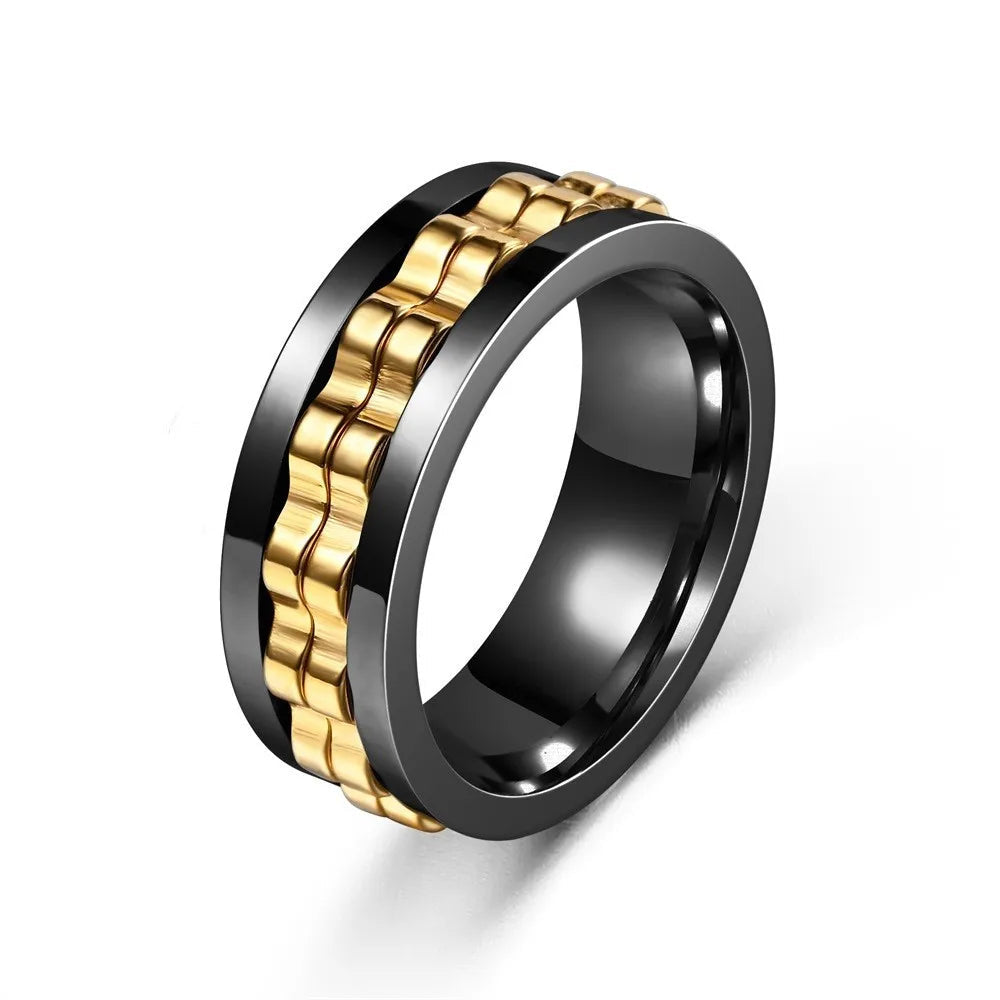 Mechanical Style Fidget Ring