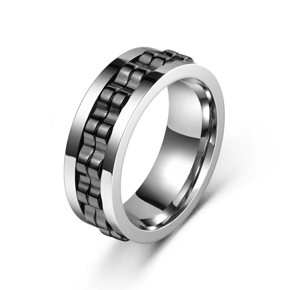 Mechanical Style Fidget Ring