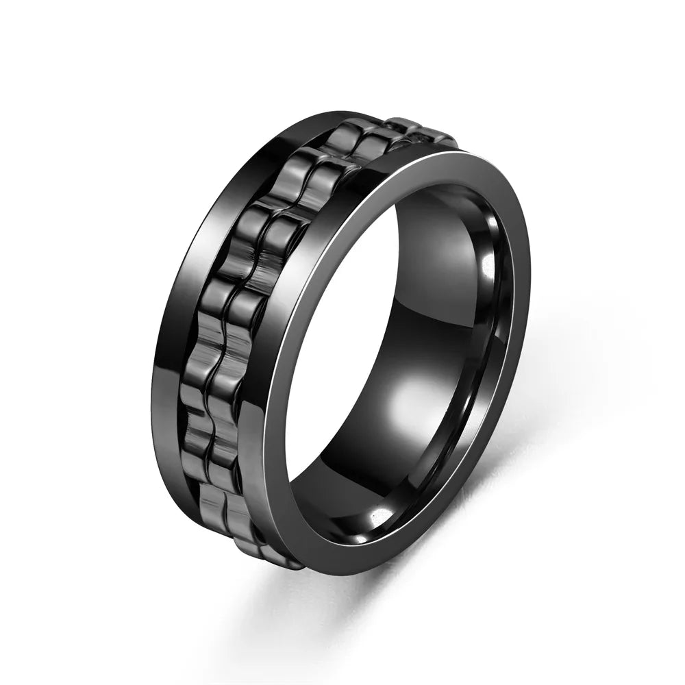 Mechanical Style Fidget Ring
