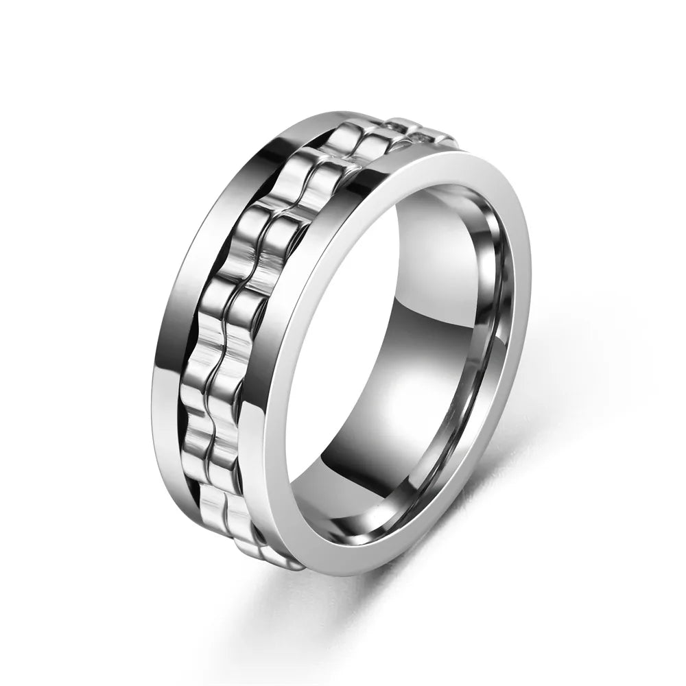 Mechanical Style Fidget Ring