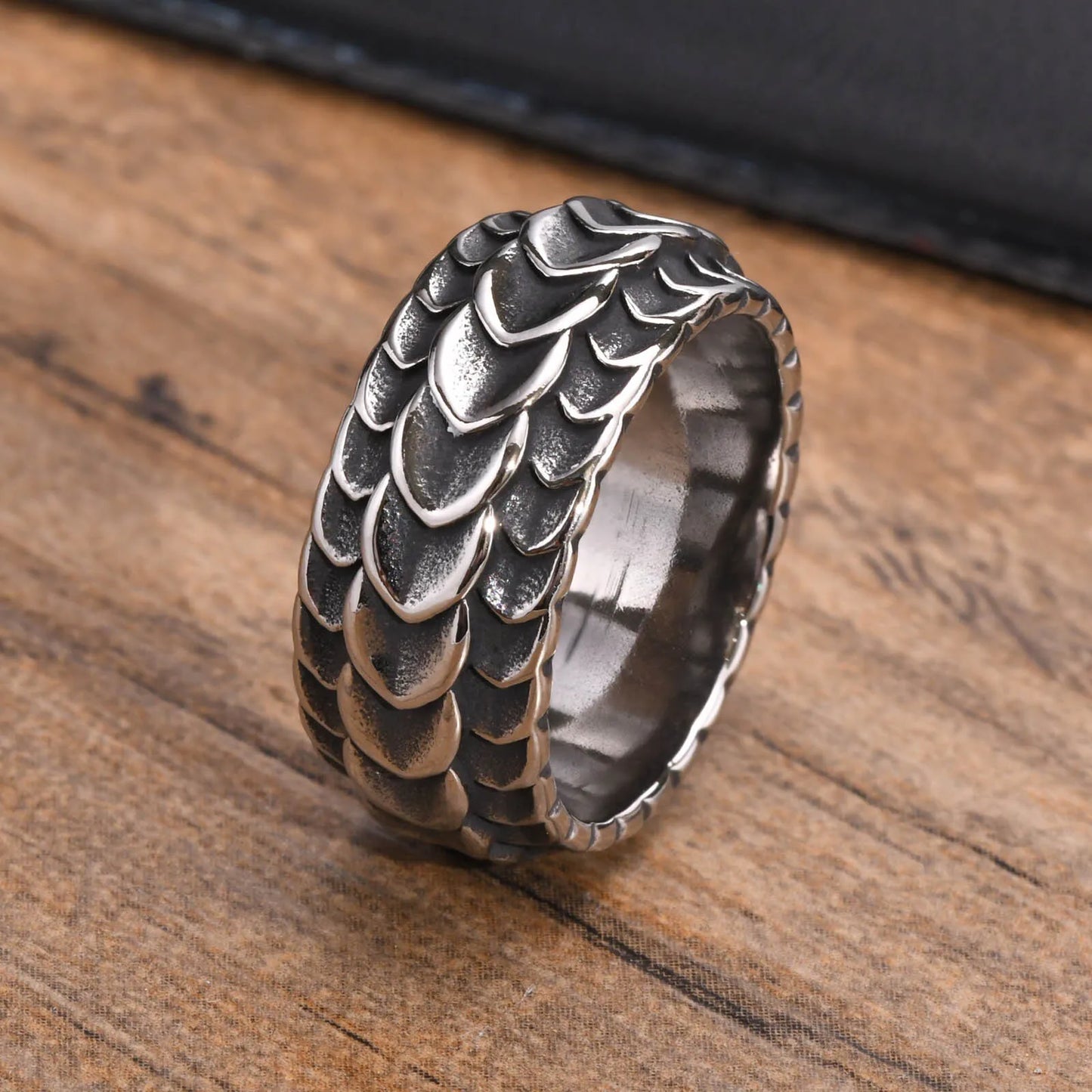 3D Dragon Scale Fidget Ring