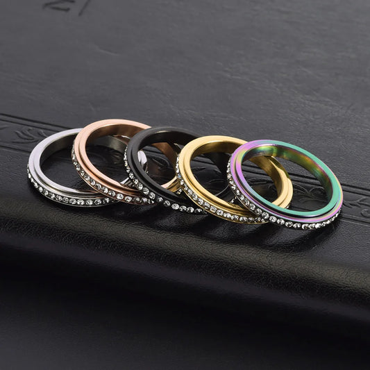 Fake Jewel Fidget Ring