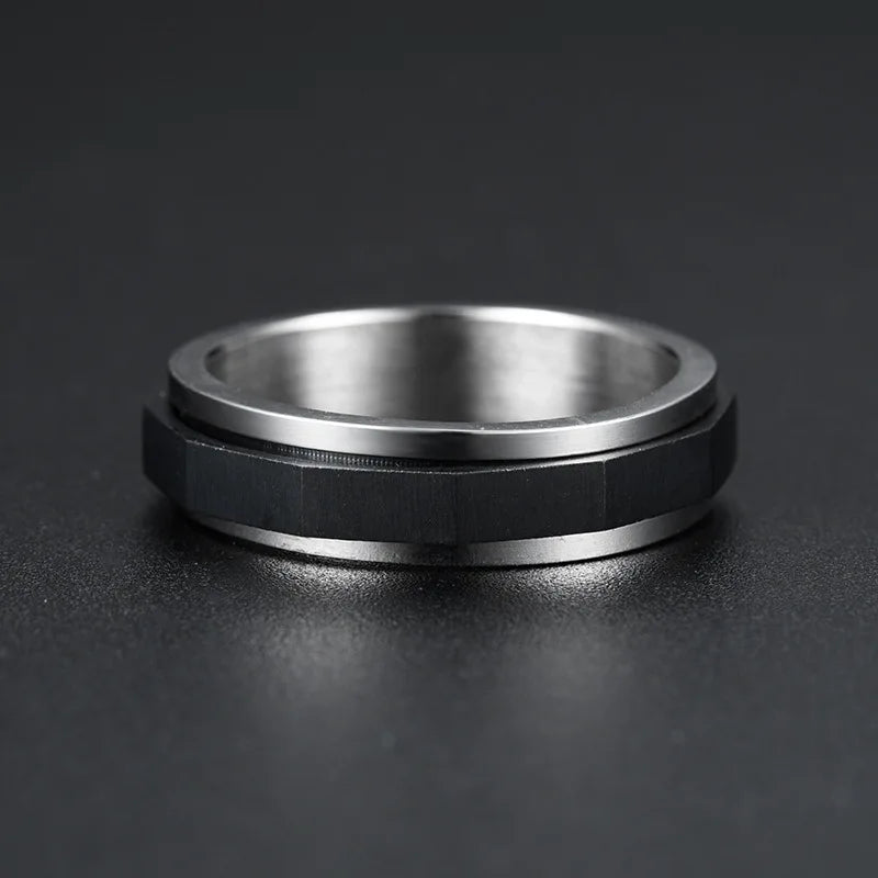 Geometric Style Fidget Ring