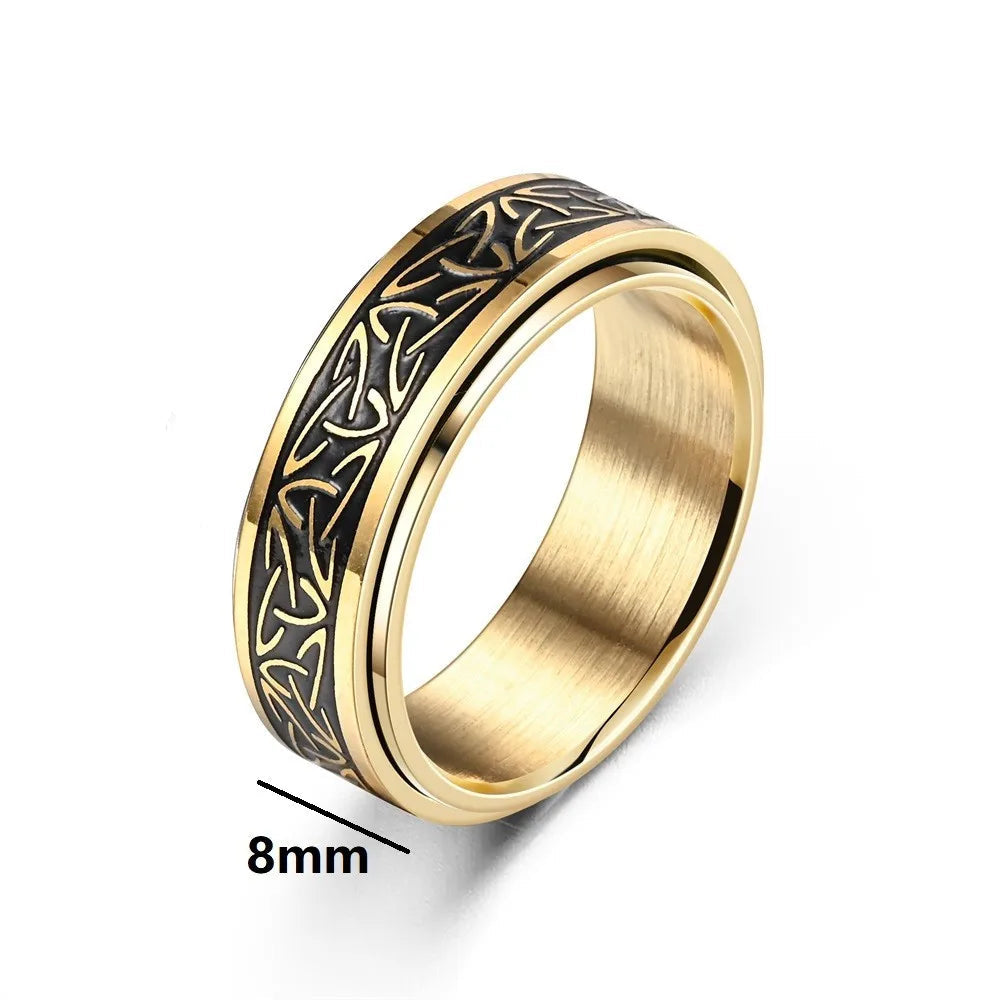 Celtic Tri-Point Fidget Ring