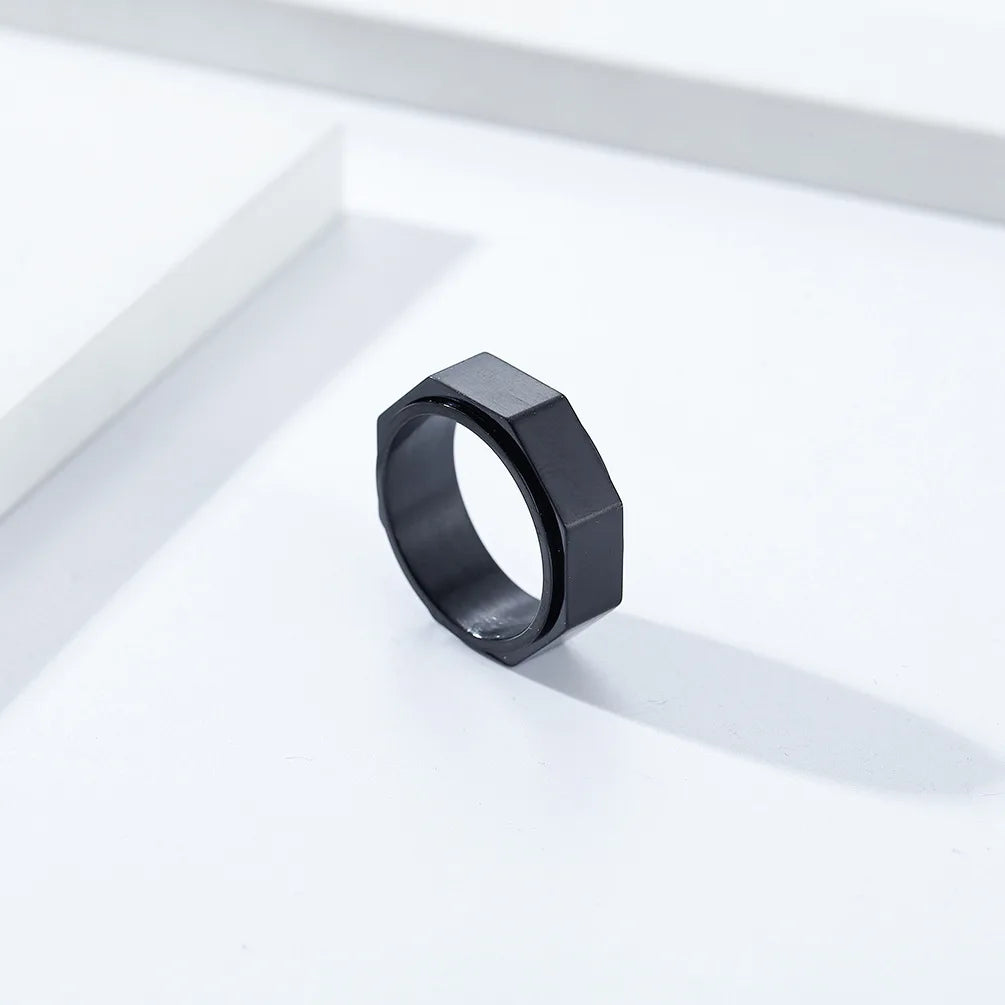 Octagonal Fidget Ring