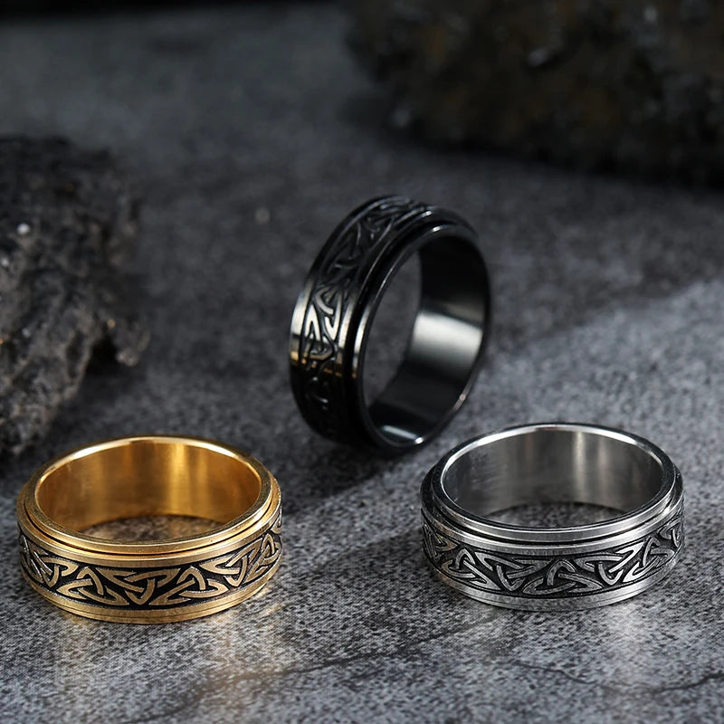 Celtic Tri-Point Fidget Ring