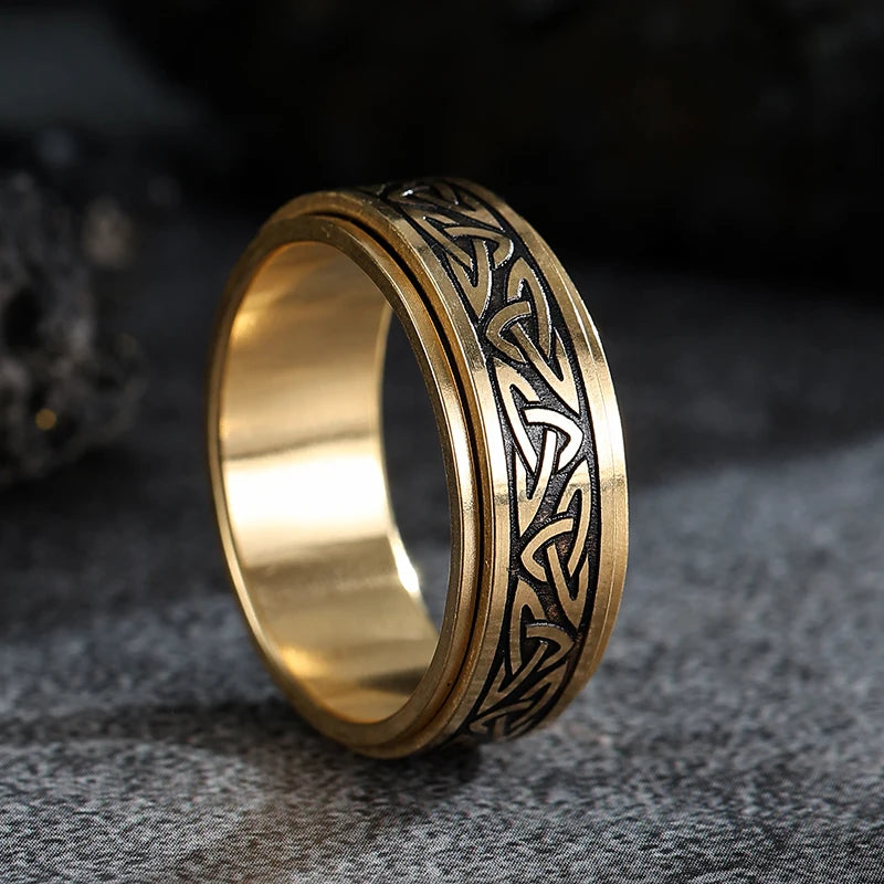 Celtic Tri-Point Fidget Ring