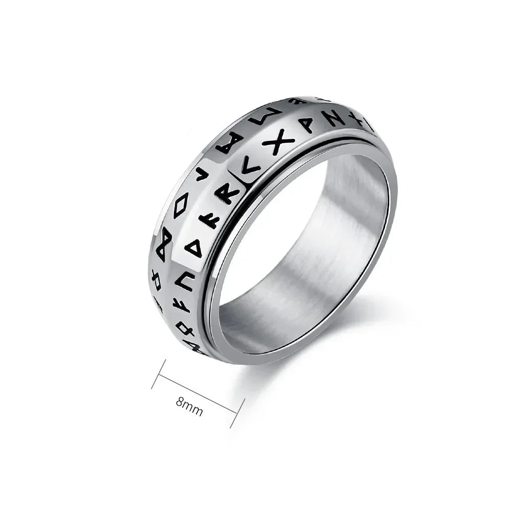 Viking Symbol Fidget Ring