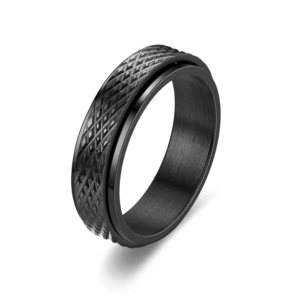 Reptilian Skin Fidget Ring